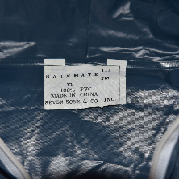 Vtg Chicago Bears Rainmate L/S Full Zip Raincoat - Picture 2 of 7